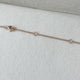 Diamond Chain Necklace 0.90 Carat Rose Gold 14K
