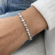 Diamond Tennis Bracelet 4.77 Carat White Gold 14K