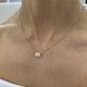 Diamond Pendant Necklace 2 Ct Yellow Gold