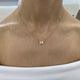 Diamond Pendant Necklace 2 Ct Yellow Gold