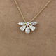 Diamond Chain Necklace 1.56 Carat Yellow Gold 14K