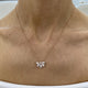Diamond Chain Necklace 1.60 Carat Rose Gold 14K