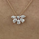 Diamond Chain Necklace 1.60 Carat Rose Gold 14K