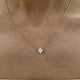 Diamond Pendant Necklace 1 Ct Yellow Gold