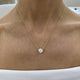 Diamond Pendant Necklace 2.5 ct Yellow Gold