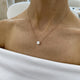 Diamond Pendant Necklace 2 Carat Rose Gold 14K