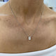 Diamond Pendant Necklace 2.10 Ct White Gold
