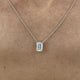 Diamond Pendant Necklace 2.10 Ct White Gold
