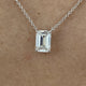 Diamond Pendant Necklace 2.10 Ct White Gold
