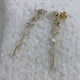 Diamond Drop Earrings 2.3 ct Yellow Gold