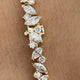 Diamond Tennis Bracelet 5.07 Carat Yellow Gold 14K
