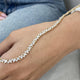 Diamond Tennis Bracelet 5.07 Carat Yellow Gold 14K