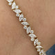 Diamond Tennis Bracelet 5.07 Carat Yellow Gold 14K