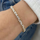 Diamond Tennis Bracelet 5.07 Carat Yellow Gold 14K