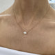 Diamond Pendant Necklace 1 Ct Rose Gold