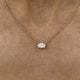 Diamond Pendant Necklace 1 Ct Rose Gold 