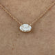 Diamond Pendant Necklace 1 Ct Rose Gold