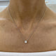 Diamond Pendant Necklace 1 Ct White Gold