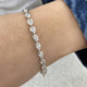 Diamond Tennis Bracelet 5.43 Carat White Gold 14K