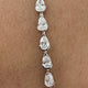 Diamond Tennis Bracelet 3.33 Carat White Gold 14K