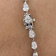 Diamond Tennis Bracelet 3.33 Carat White Gold 14K