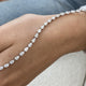 Diamond Tennis Bracelet 3.33 Carat White Gold 14K