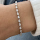 Diamond Tennis Bracelet 3.33 Carat White Gold 14K