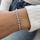 Diamond Tennis Bracelet 3.33 Carat White Gold 14K