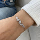 Diamond Chain Bracelet 1.94 Carat White Gold 14K