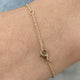 Diamond Chain Bracelet 1.95 Carat Yellow Gold 14K
