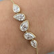 Diamond Chain Bracelet 1.95 Carat Yellow Gold 14K