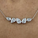 Diamond Pendant Necklace 1.9 ct White Gold