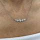 Diamond Pendant Necklace 1.9 ct White Gold