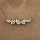Diamond Chain Necklace 1.94 Carat Yellow Gold 14K