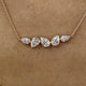 Diamond Pendant Necklace 2 ct Rose Gold