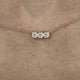 Diamond Chain Necklace 3.42 Carat Rose Gold 14K