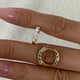 Diamond Hoop Earrings 1.2 ct Yellow Gold