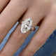 DN7249 Engagement Ring 4.20 carat, 18K gold