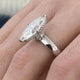 DN7249 Engagement Ring 4.20 carat, 18K gold