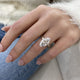 DN7249 Engagement Ring 4.20 carat, 18K gold
