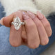 DN7249 Engagement Ring 4.20 carat, 18K gold