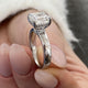 DN7250 Engagement Ring 3.15 carat, 18K gold