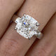 DN7251 Engagement Ring 4.15 carat, 18K gold