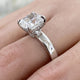 DN7251 Engagement Ring 4.15 carat, 18K gold