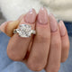DN7251 Engagement Ring 4.15 carat, 18K gold