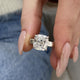 DN7251 Engagement Ring 4.15 carat, 18K gold