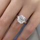 DN7251 Engagement Ring 4.15 carat, 18K gold