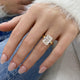 DN7252 Engagement Ring 5.15 carat, 18K gold