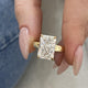 DN7252 Engagement Ring 5.15 carat, 18K gold