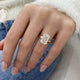 DN7252 Engagement Ring 5.15 carat, 18K gold